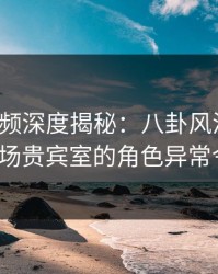 樱桃视频深度揭秘：八卦风波背后，大V在机场贵宾室的角色异常令人意外